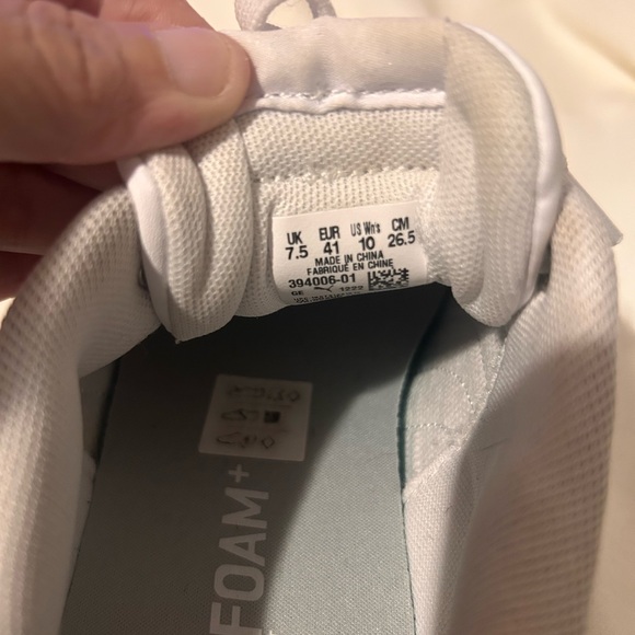 Puma White and Gray Platform Athletic Shoes - Picture 4 of 7